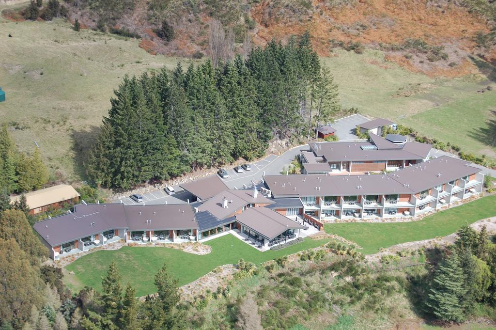 Braemar Lodge And Spa هانمر سبرينغز المظهر الخارجي الصورة Aerial view of the lodge